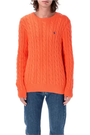 Ralph Lauren Strik, Herre, , XL, Bomuld, Cable Knit Sweater