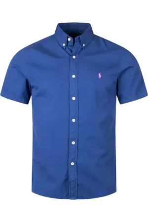 Ralph Lauren Skjorte, Herre, Blå, L, Bomuld, Slim Fit Skjorte