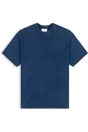 Axel Arigato Top, Herre, Blå, M, Bomuld, Optic Distressed T-Shirt