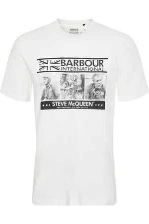 Barbour Top, Herre, Hvid, S, Bomuld, Charge T-Shirt