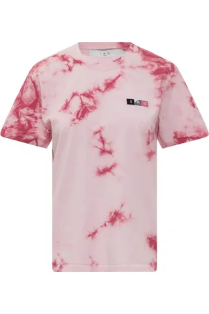 IRO Top, Dame, Lyserød, S, Uld, Broderet Logo Crewneck T-shirt