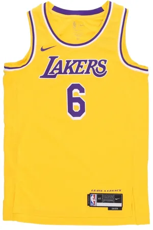 Nike Top, Herre, Gul, XL, Polyester, NBA Icon Edition Tank Top