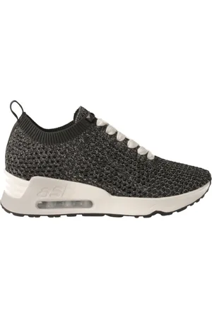 Ash Sko, Dame, Sort, 40 EU, Strikkede sneakers med udtagelig indersål