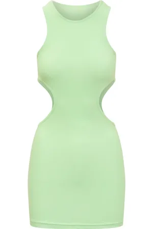 Givenchy Kjole, Dame, Grøn, S, Uld, Stilfuld Midi Cover-Up