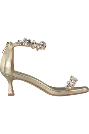 Alma en Pena Sko, Dame, Gul, 42 EU, Mini hælsandal