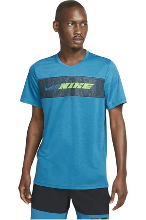 Nike Top, Herre, Blå, S, Uld, Sport Clash T-shirt med korte ærmer