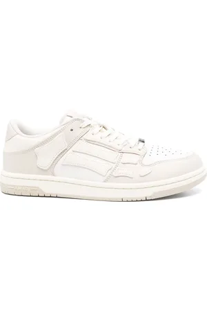 AMIRI Sko, Herre, , 41 EU, Læder, Læder Sneakers med Skelet Applikation
