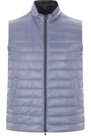 HERNO Jakke, Herre, Blå, 5XL, Nylon, Vendbar Ultralet Blå Jakke