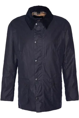 Barbour Jakke, Herre, Blå, S, Bomuld, Waxed Cotton Jakke