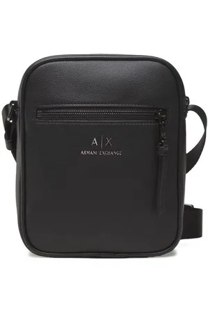 Armani Exchange Taske, Herre, Sort, ONE SIZE, Bomuld, Messenger Bag