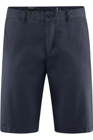 Bomboogie Shorts, Herre, Blå, W38, Bomuld, Chino Bermuda Shorts i Gabardine