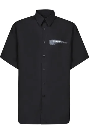 Givenchy Skjorte, Herre, Sort, M, Bomuld, Sort T-shirts & Poloshirts