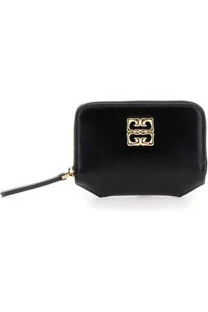 Givenchy Tilbehør, Dame, Sort, ONE SIZE, Læder, Sort pung med 4G-plade