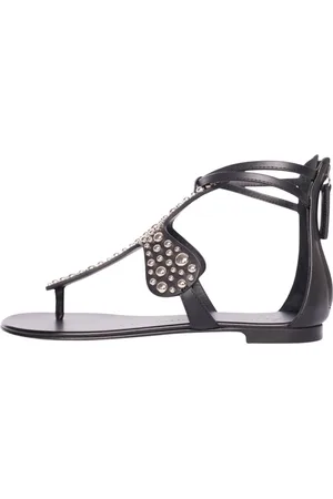 Giuseppe Zanotti Sko, Dame, Sort, 36 EU, Broderede Vandal Camo Sneakers