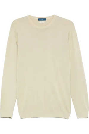 Daniele Fiesoli Strik, Herre, , XL, Crew Neck Sweater Ribbed