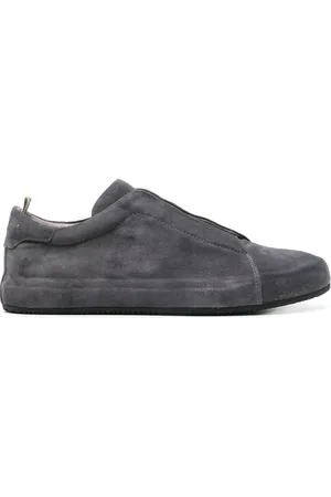Officine creative Sko, Herre, Blå, 42 EU, Suede, Suede sneakers, Made in Italy