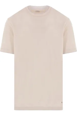 ELEVENTY Top, Herre, , XL, Bomuld, Bomuld T-shirt med Lagdelte Detaljer