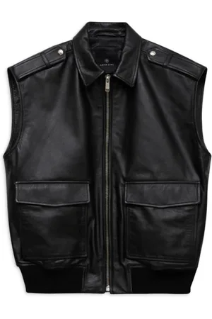 ANINE BING Jakke, Dame, Sort, M, Uld, SONNIE-vest