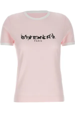 Givenchy Top, Dame, Lyserød, S, Bomuld, Ringer T-shirt
