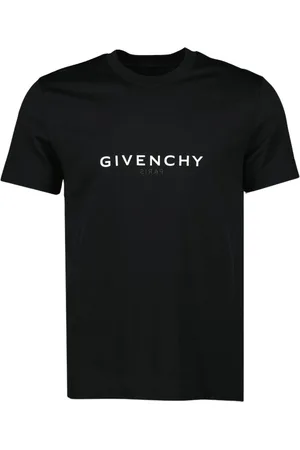 Givenchy Top, Herre, Sort, XL, Bomuld, Reversed Logo T-shirt