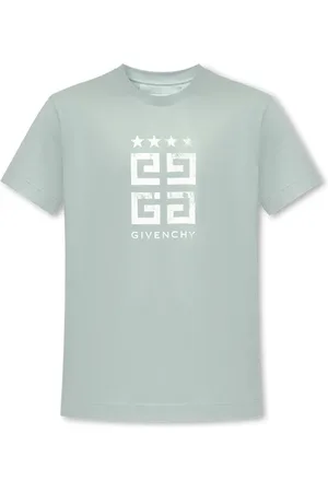 Givenchy Top, Herre, Blå, S, Bomuld, Crewneck T-shirt