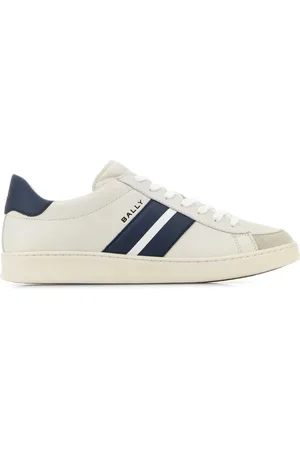 Bally Sko, Herre, Hvid, 41 EU, Læder, Hvide Læder Thiago Sneakers