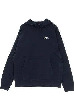 Nike Sweathshirts & Hoodies, Herre, Blå, XL, Bomuld, Fleece Hoodie
