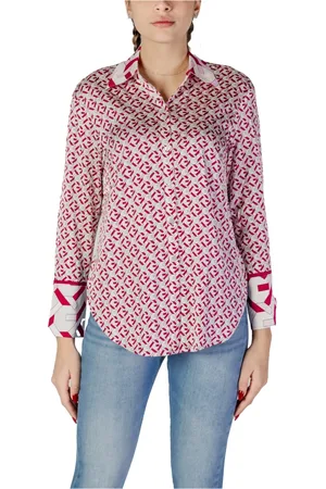 Guess Bluser & Skjorter, Dame, Lyserød, XS, Polyester, Langærmet Skjorte