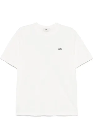Autry Top, Herre, Hvid, L, Bomuld, Crew Neck Kortærmet T-shirt