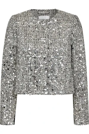Co`Couture Top, Dame, Grå, M, BoucleCC Sølv Jakker