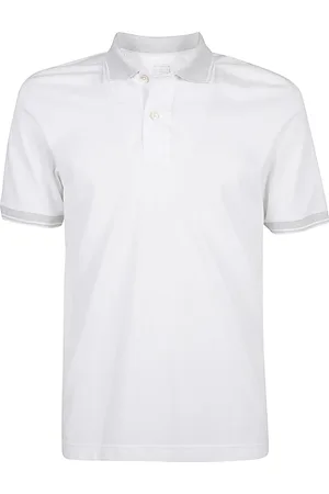 ELEVENTY Top, Herre, Hvid, 3XL, Bomuld, Giza Bomuld Polo Skjorte