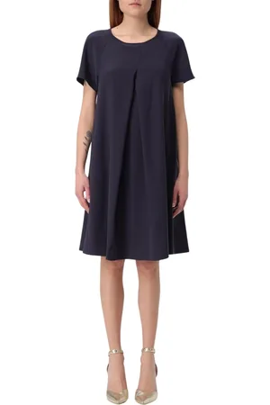 Emporio Armani Kjole, Dame, Blå, M, Blå Kjoler til Kvinder