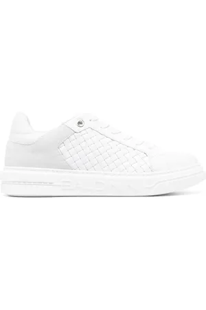 BALDININI Sko, Herre, Hvid, 41 EU, Uld, Low Top Sneakers