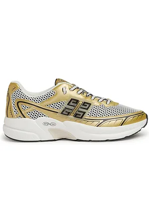 Givenchy Sko, Herre, Gul, 39 EU, Uld, Golden Runners Sneakers