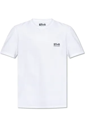 Golden Goose Top, Herre, Hvid, L, Bomuld, Branded T-shirt