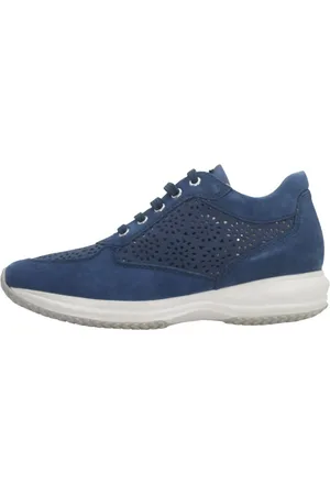 Geox Sko, Dame, Blå, 36 1/2 EU, Happy A Casual Sneakers