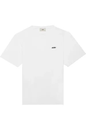 Autry Top, Herre, Hvid, L, Bomuld, Hvid Bomulds T-shirt