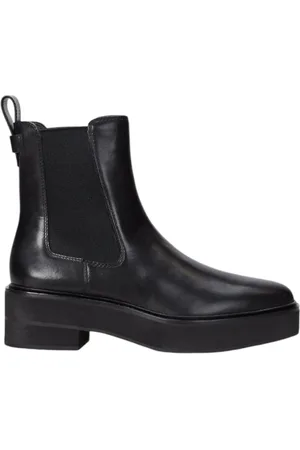 Ralph Lauren Sko, Dame, Sort, 40 EU, Læder, Chelsea Støvler