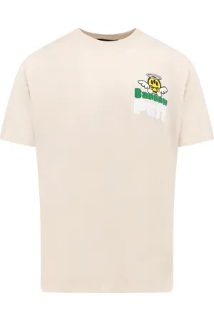 BARROW Top, Herre, , L, Bomuld, Logo Print Bomulds T-shirt