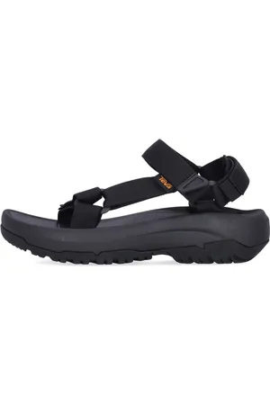 Teva Sko, Herre, Sort, 39 1/2 EU, Polyester, Sort herresandal med Ampsole