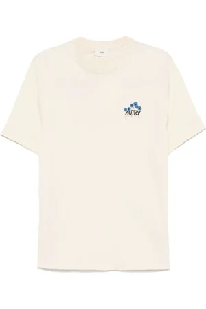 Autry Top, Herre, Hvid, S, Bomuld, Crew Neck Kortærmet T-shirt