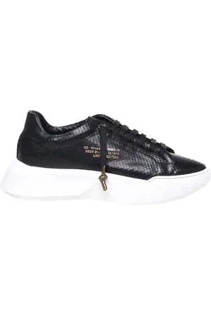 Giuliano Galiano Sko, Herre, Sort, 42 EU, Læder, Sneakers