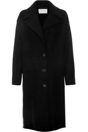Harris Wharf London Frakke, Dame, Sort, M, Uld, Boiled Wool Great Coat