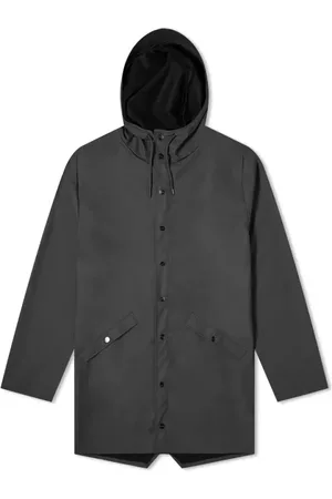 Rains Jakke, Herre, Sort, M, Polyester, Lang Jakke