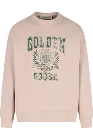 Golden Goose Sweathshirts & Hoodies, Herre, Lyserød, M, Uld, Stilfuld sweater med lange ærmer