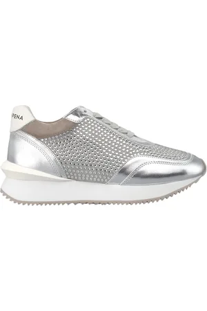 Alma en Pena Sko, Dame, Grå, 36 EU, Læder, Sneaker med perler