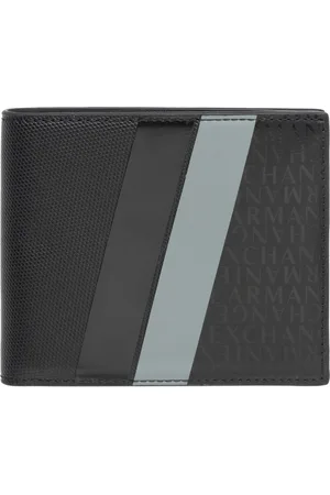 Armani Exchange Tilbehør, Herre, Sort, ONE SIZE, Polyester, Pengepung med kortslots
