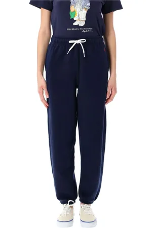 Ralph Lauren Bukser, Dame, Blå, M, Dame Tøj Bukser Cruise Navy Ss25