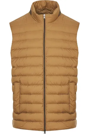 HERNO Jakke, Herre, , 2XL, Uld, Ecoage Monogram Quiltet Ærmeløs Vest