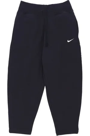 Nike Bukser, Dame, Sort, L, Bomuld, Bukser i sort fleece med buede ben